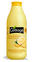 Гель для душа увлажняющий & Пена для ванн Лимон, Cottage