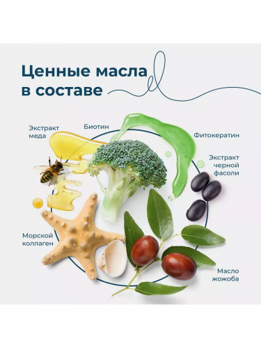 Шампунь для придания объема Marina Collagen фото 6